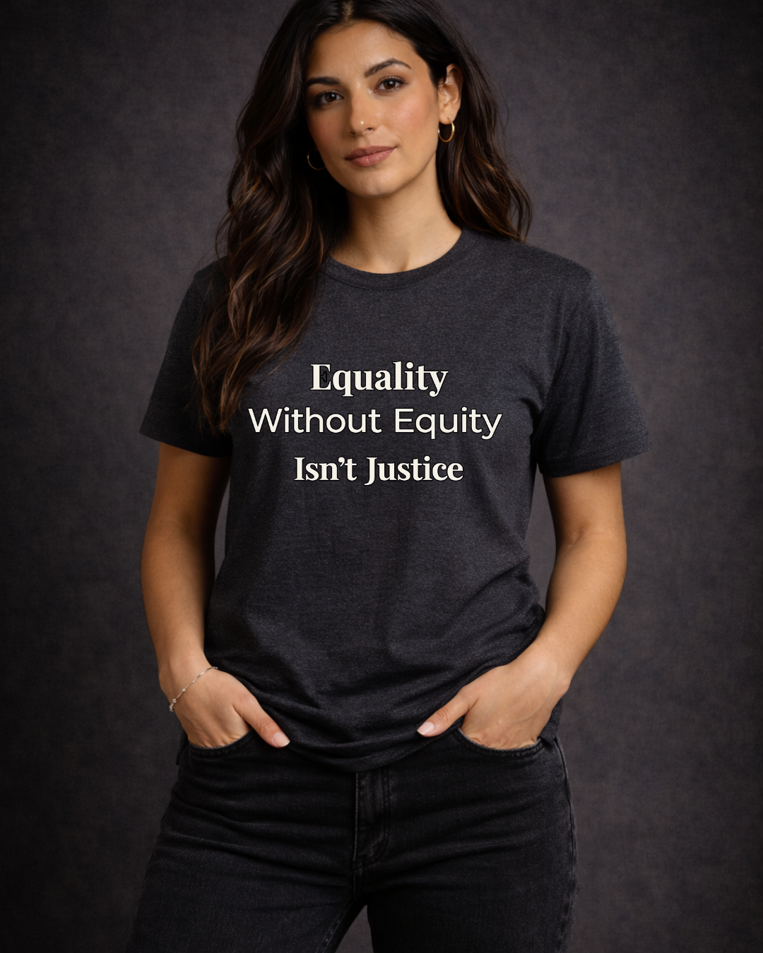 Equality Without Equity Isn’t Justice Shirt – Unisex Social Justice Tee | Gildan 6400 Softstyle