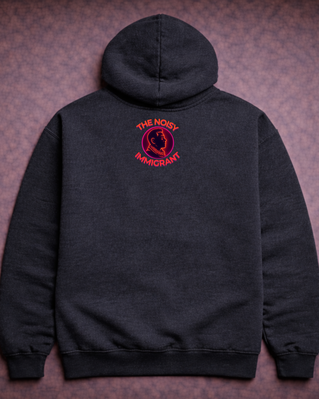 None of Us Are Free Hoodie – Noisy Immigrants Collection (Gildan 18500)