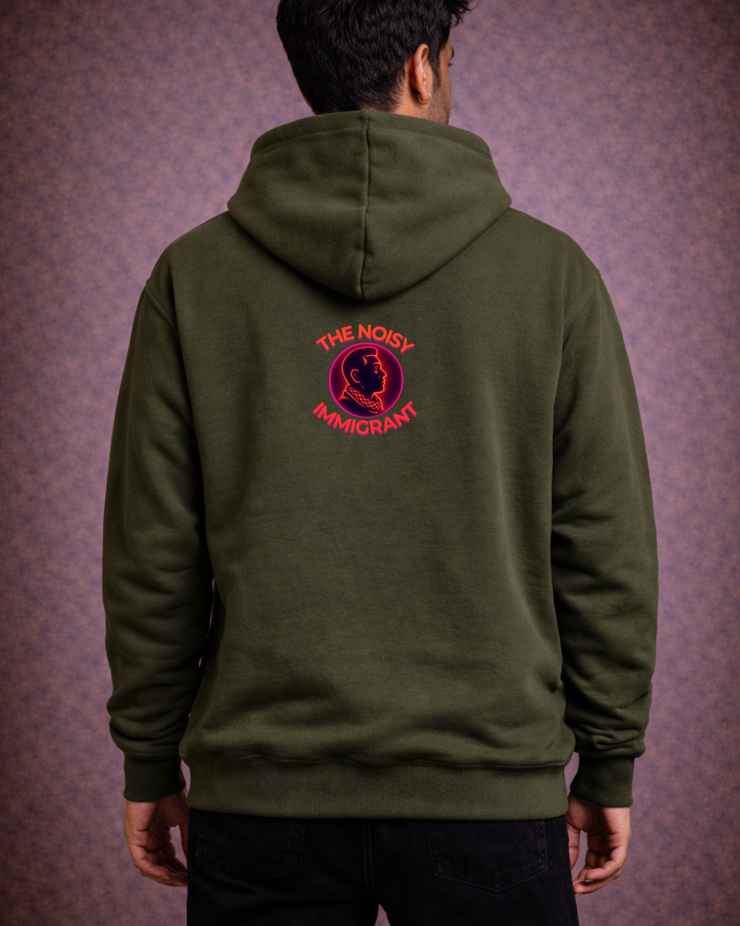 None of Us Are Free Hoodie – Noisy Immigrants Collection (Gildan 18500)