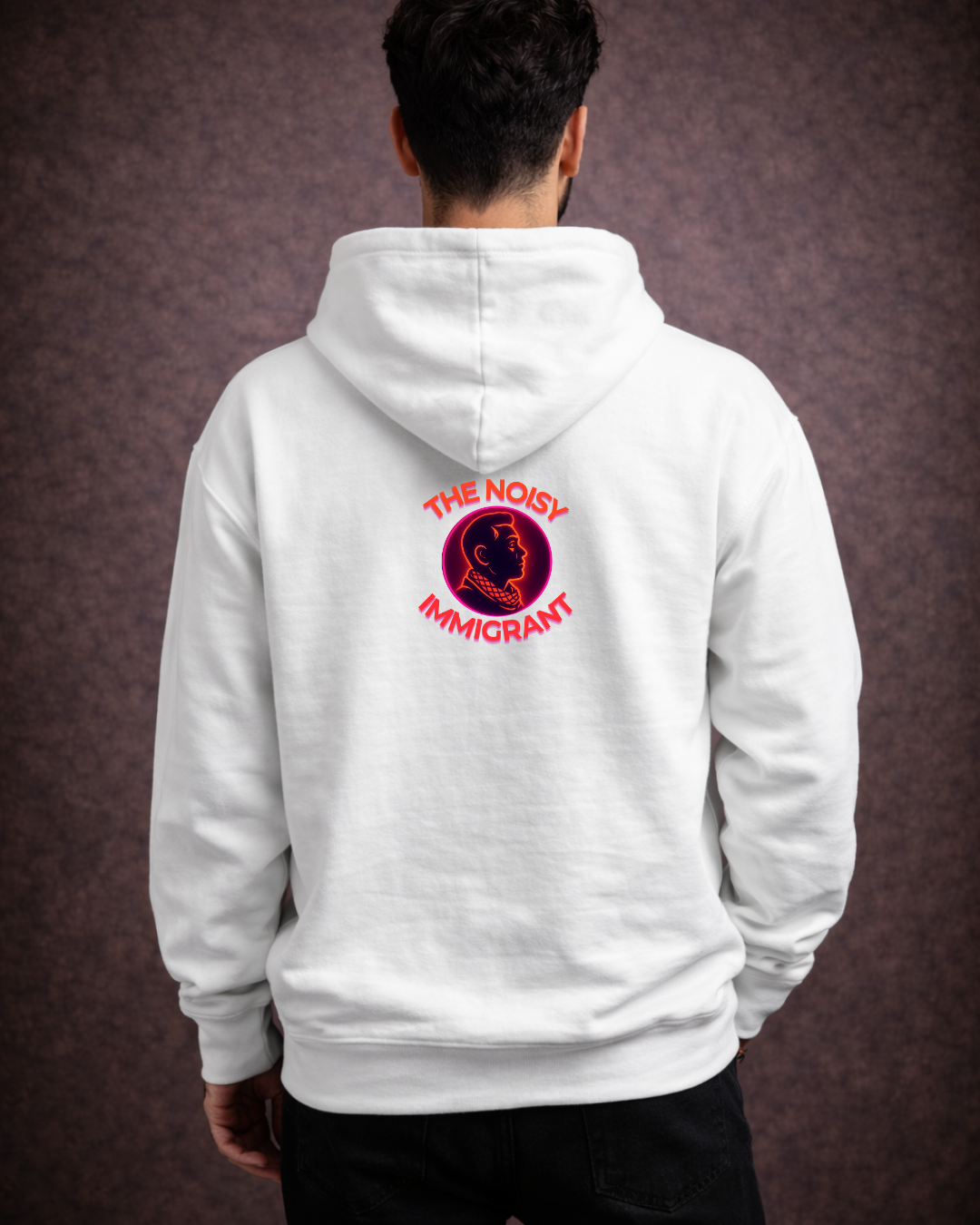 None of Us Are Free Hoodie – Noisy Immigrants Collection (Gildan 18500)