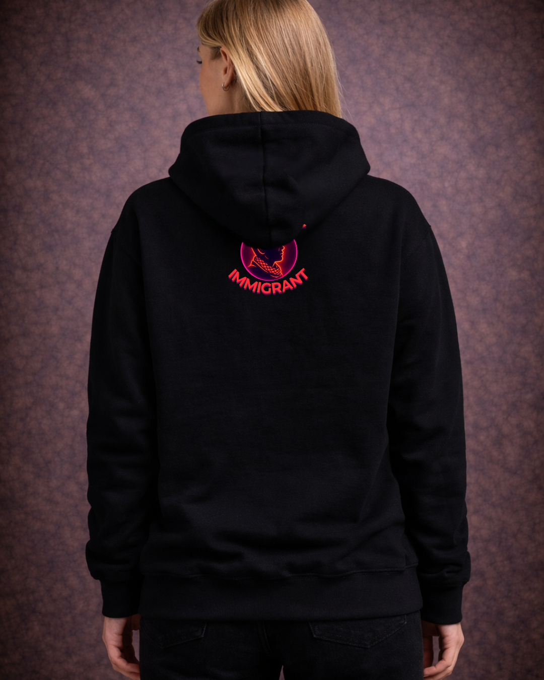 Globalize The Enchilada Hoodie – Noisy Immigrants Collection (Gildan 18500)