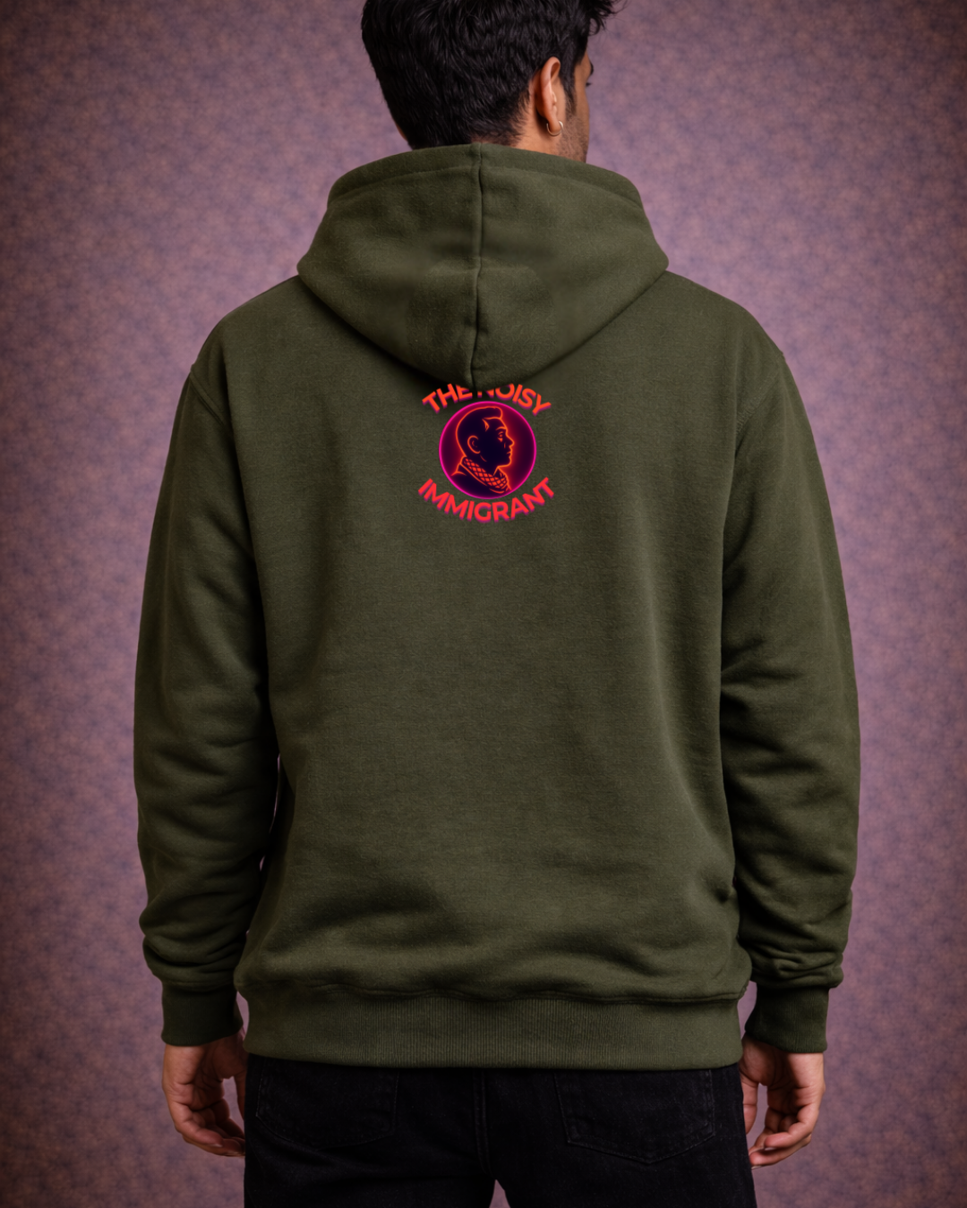 Globalize The Enchilada Hoodie – Noisy Immigrants Collection (Gildan 18500)