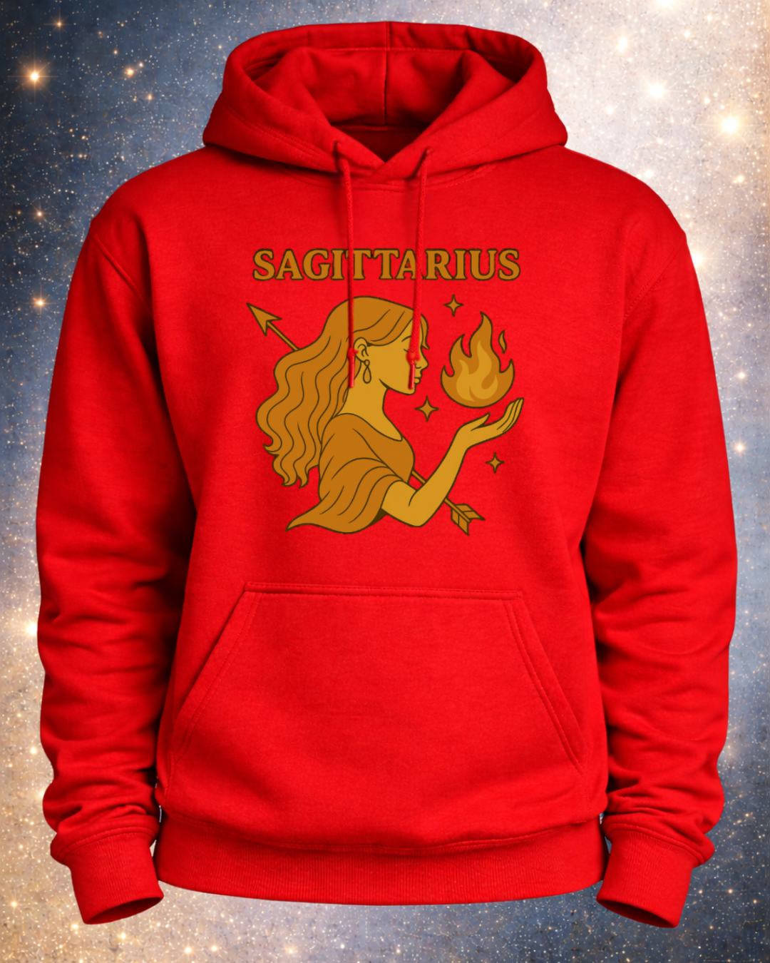Sagittarius Zodiac Hoodie – Astrology Sweatshirt – Celestial Star Sign Hoodie – Unisex Sagittarius Gift – Gildan 18500 Heavy Blend