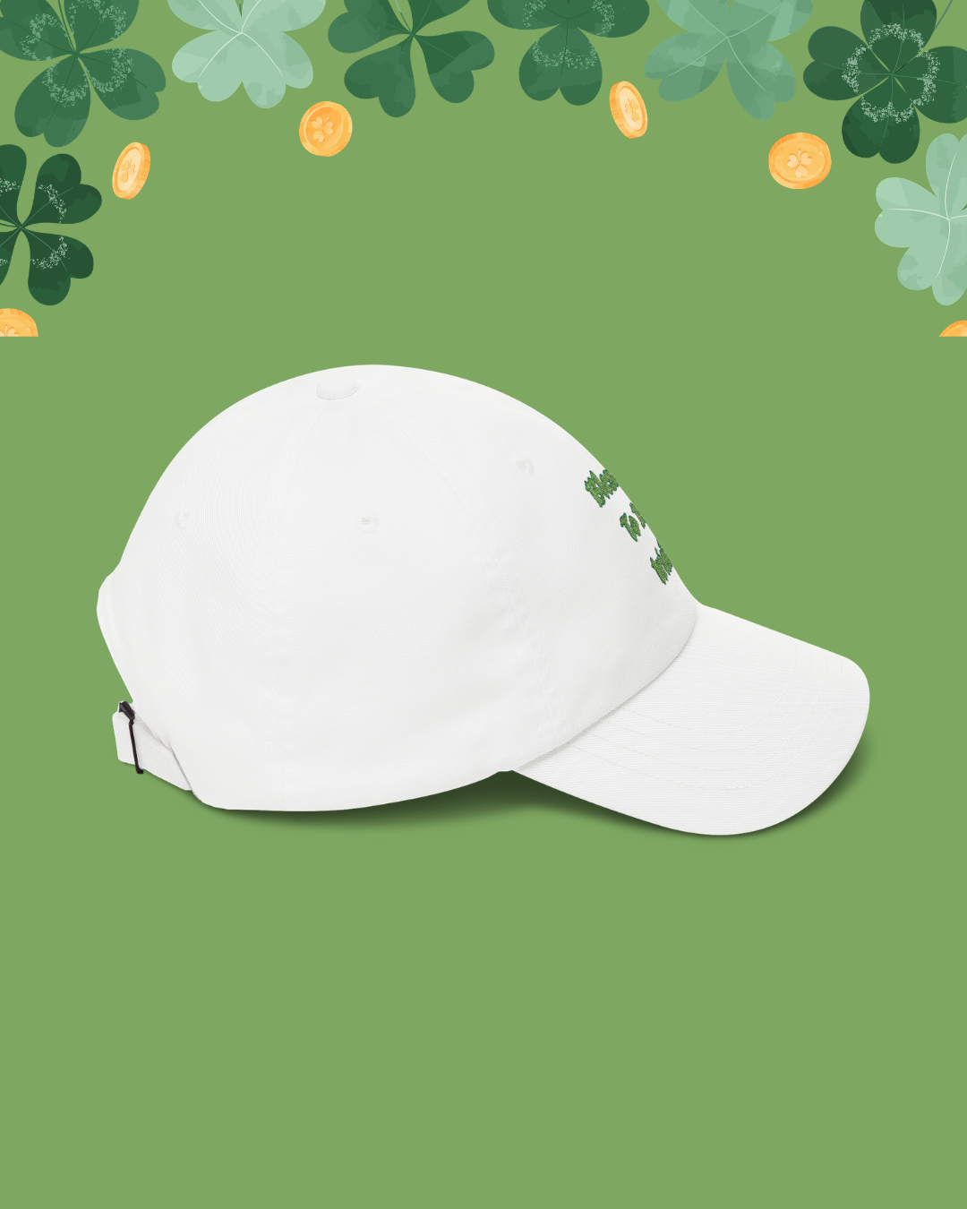 Blessed to Be Irish Embroidered Dad Hat (Shamrock Cap)