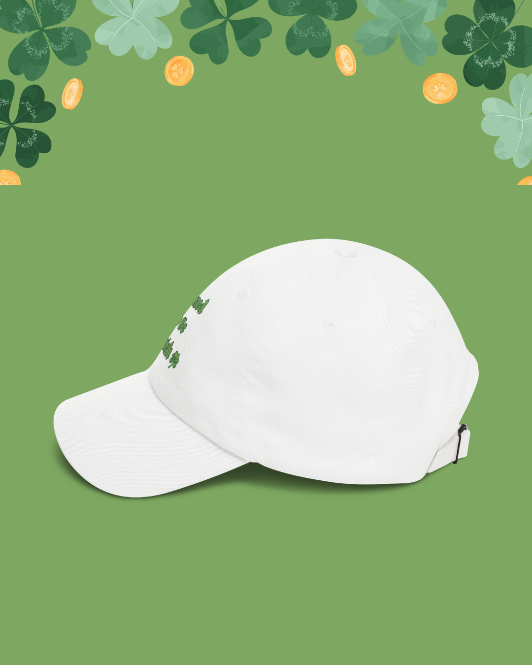 Blessed to Be Irish Embroidered Dad Hat (Shamrock Cap)