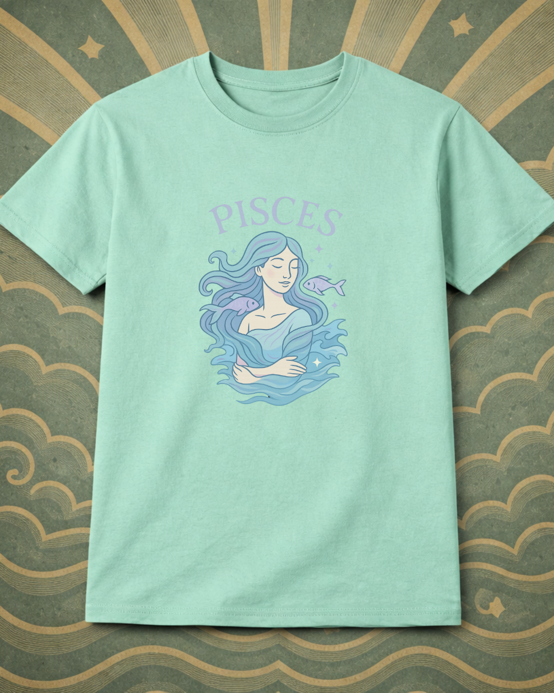 Pisces Zodiac Shirt – Astrology Graphic Tee | Pisces Birthday Gift | Gildan 64000 Unisex Zodiac T-Shirt
