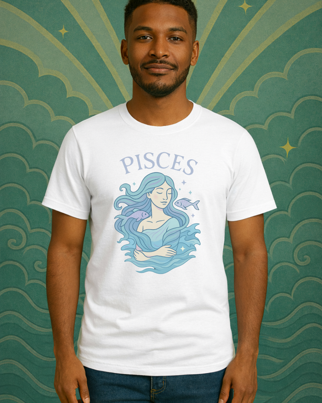 Pisces Zodiac Shirt – Astrology Graphic Tee | Pisces Birthday Gift | Gildan 64000 Unisex Zodiac T-Shirt