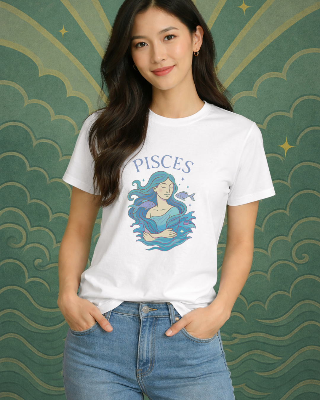 Pisces Zodiac Shirt – Astrology Graphic Tee | Pisces Birthday Gift | Gildan 64000 Unisex Zodiac T-Shirt