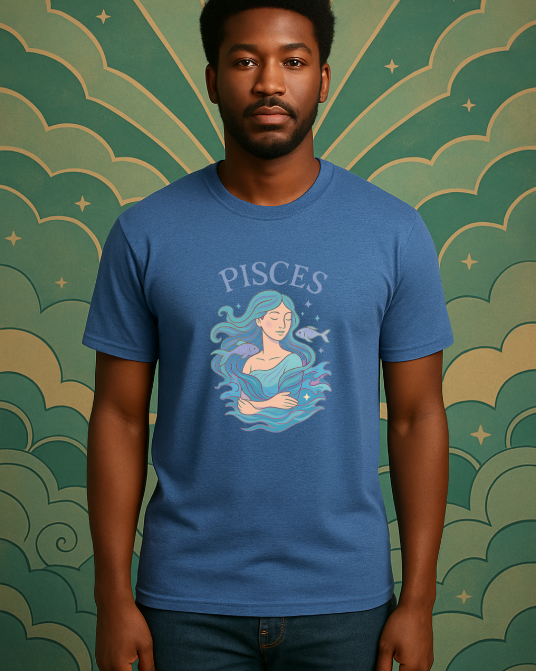 Pisces Zodiac Shirt – Astrology Graphic Tee | Pisces Birthday Gift | Gildan 64000 Unisex Zodiac T-Shirt
