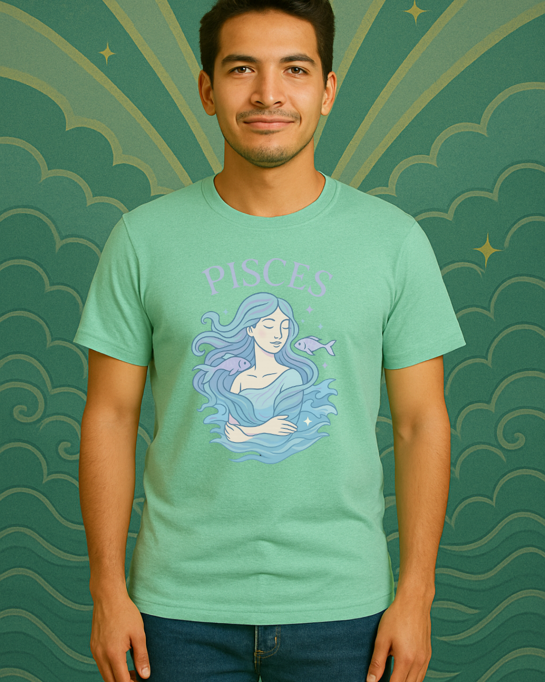 Pisces Zodiac Shirt – Astrology Graphic Tee | Pisces Birthday Gift | Gildan 64000 Unisex Zodiac T-Shirt
