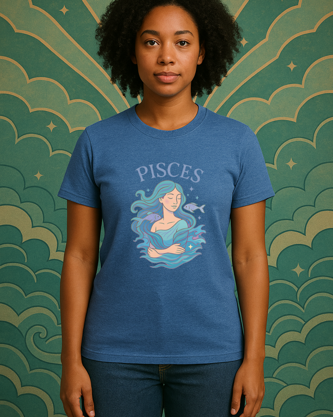 Pisces Zodiac Shirt – Astrology Graphic Tee | Pisces Birthday Gift | Gildan 64000 Unisex Zodiac T-Shirt