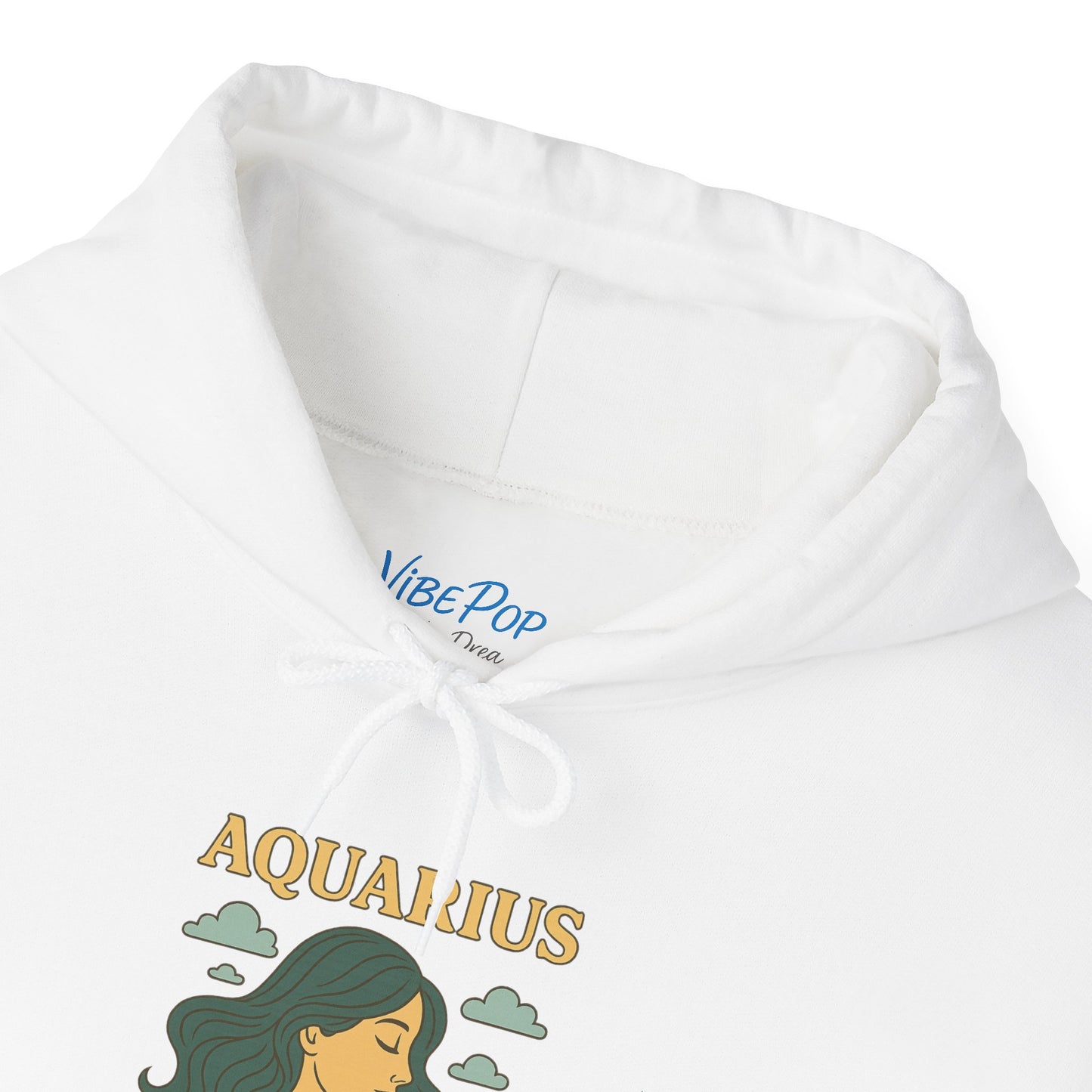 Aquarius Zodiac Hoodie – Vintage Astrology Sweatshirt – Celestial Horoscope Hoodie – Unisex Gildan 18500 Aquarius Gift