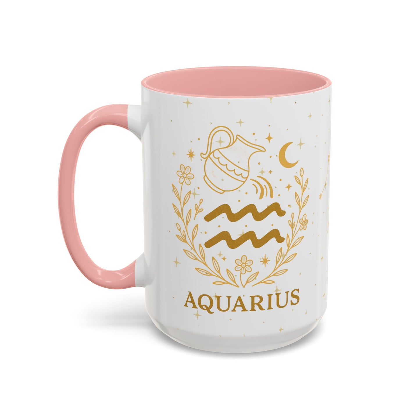Aquarius Zodiac Mug – Astrology Coffee Mug, Celestial Aquarius Gift, Zodiac Accent Mug for Astrology Lovers