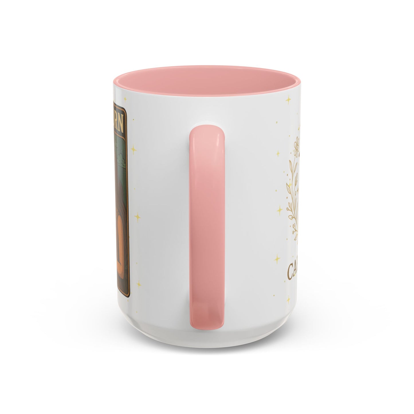 Capricorn Zodiac Mug 15oz – Constellation Wrap Astrology Coffee Cup – Two Tone Navy Ceramic Mug