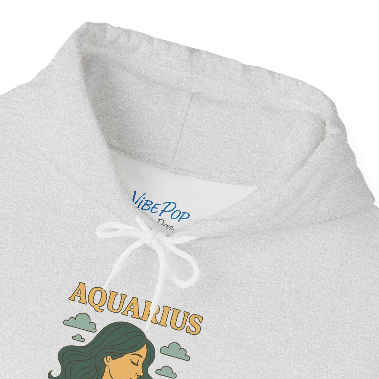 Aquarius Zodiac Hoodie – Vintage Astrology Sweatshirt – Celestial Horoscope Hoodie – Unisex Gildan 18500 Aquarius Gift