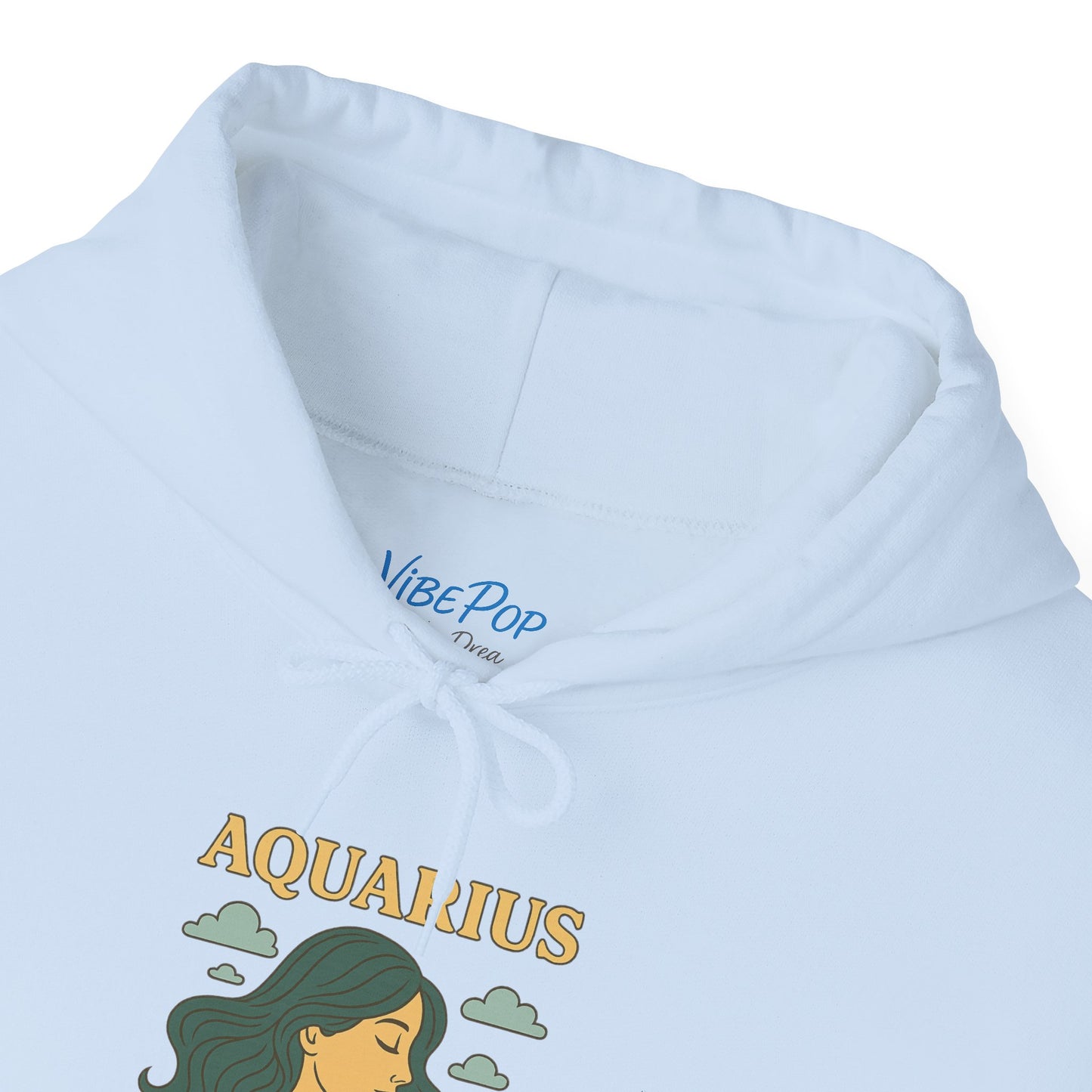 Aquarius Zodiac Hoodie – Vintage Astrology Sweatshirt – Celestial Horoscope Hoodie – Unisex Gildan 18500 Aquarius Gift
