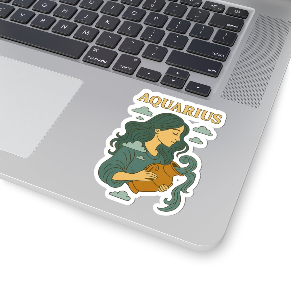 Retro Zodiac Astrology Kiss Cut Sticker – Vintage Horoscope Sticker – Celestial Astrology Decal – Laptop Water Bottle Sticker