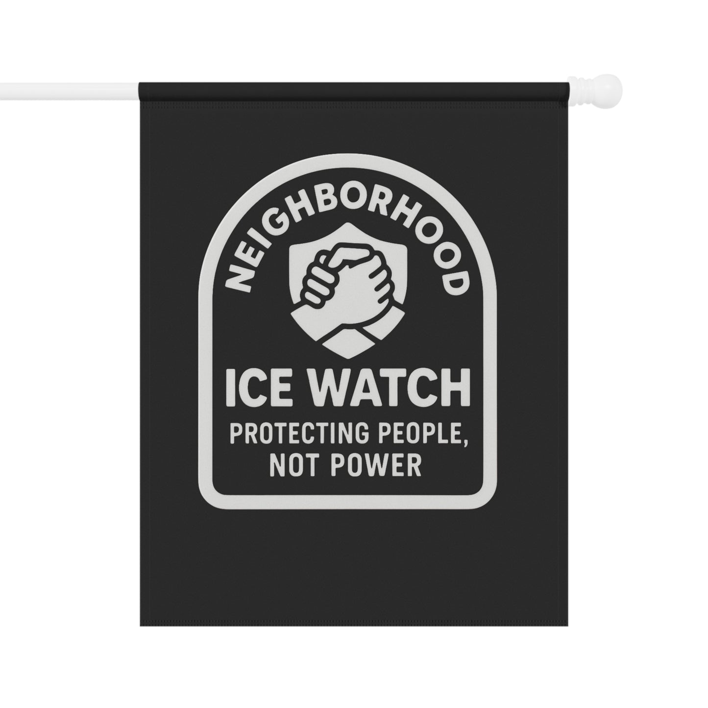 Neighborhood ICE Watch Flag – Protecting People, Not Power