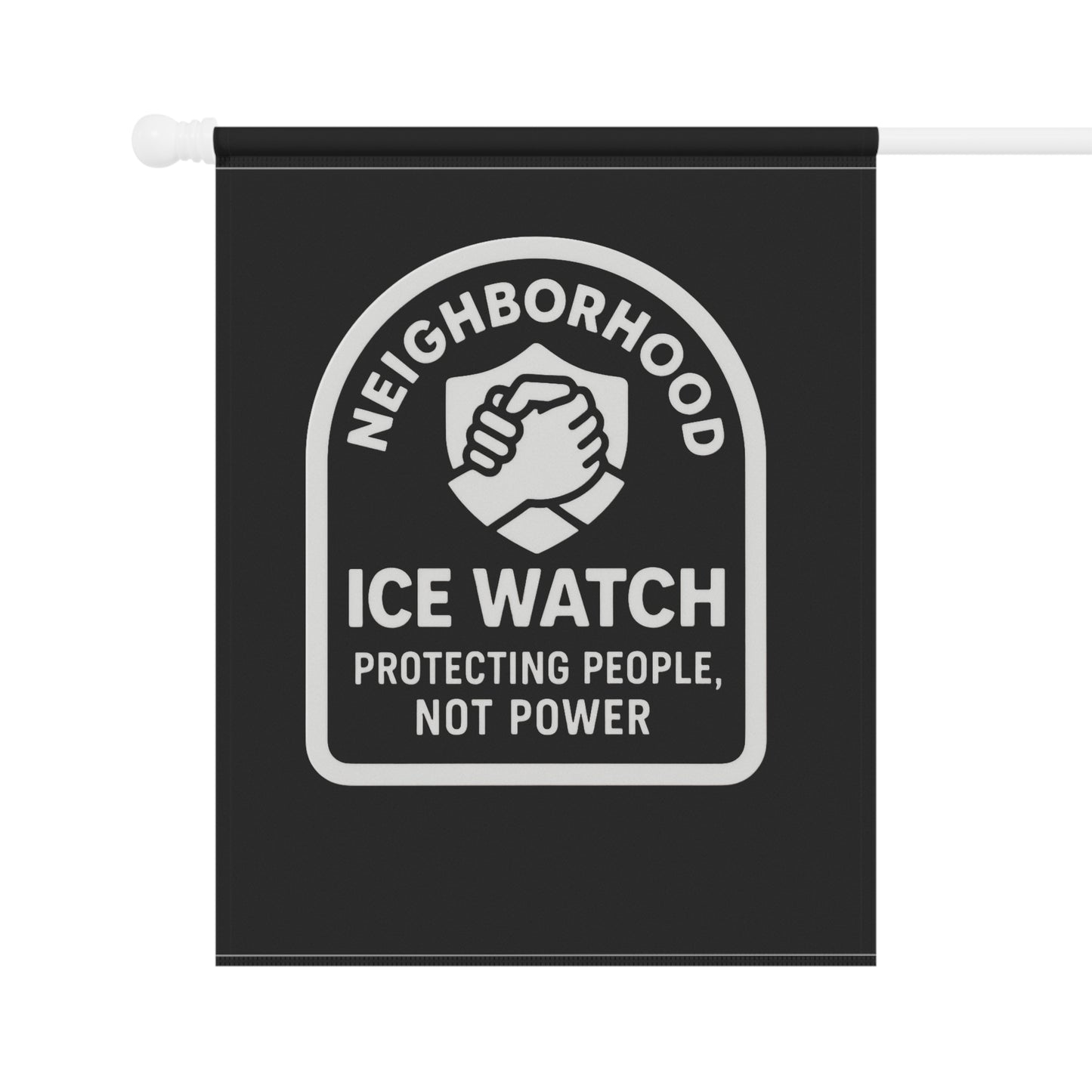 Neighborhood ICE Watch Flag – Protecting People, Not Power