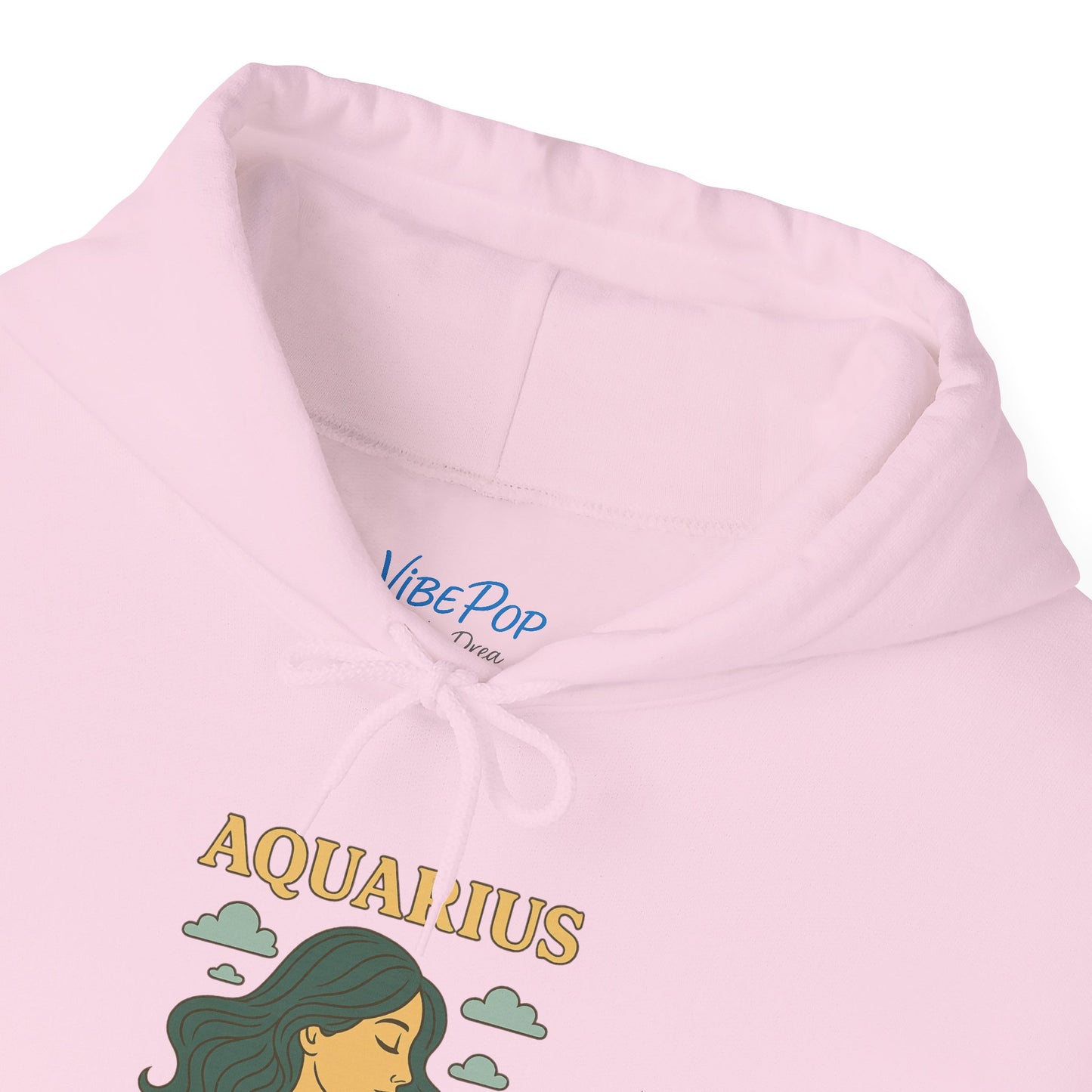 Aquarius Zodiac Hoodie – Vintage Astrology Sweatshirt – Celestial Horoscope Hoodie – Unisex Gildan 18500 Aquarius Gift