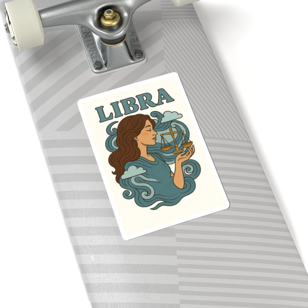 Libra Kiss-Cut Stickers, Zodiac Stickers, Astrology Decor, Laptop Decals, Gift for Libras, Horoscope Art