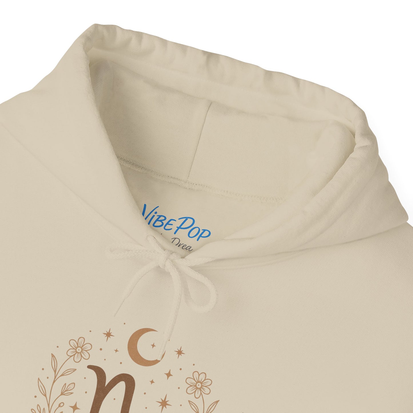 Capricorn Zodiac Hoodie – Celestial Botanical Astrology Pullover Sweatshirt | Gildan 18500 Unisex